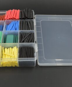 Alternative view of URBEST 530 Pcs 2:1 Heat Shrink Tubing Tube Sleeving Wrap Cable Wire 5 Color 8 Size (530Pcs Heat Shrink Tube)