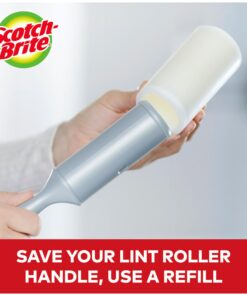 Scotch-Brite Lint Roller Value Pack, Works Great On Pet Hair, 5 Rollers, 95 Sheets Per Roller, 475 Sheets Total Multicolor 5 Count (Pack of 1) 34 71pDm4JdbtL