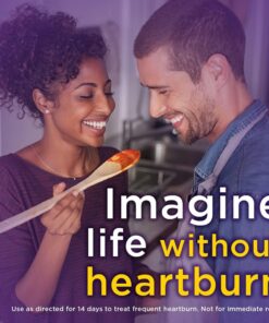 Amazon Basic Care Omeprazole Delayed Release Tablets 20 mg, Treats Frequent Heartburn, Acid Reducer, Heartburn Medicine, 42 Count (Pack of 1) Unflavored 42 Count (Pack of 1) 26 71pEL0Q2IYL