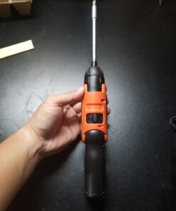 BLACK+DECKER Cordless Screwdriver with Pivoting Handle, Electric Screwdriver, 180 RPM, 3.6V, Charger and 2 Hex Shank Bits Included (Li2000) Screwdriver Only 43 71pEZtRUOIL