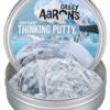 Crazy Aaron's Liquid Glass Thinking Putty 4 Inch Tin (3.2 oz) - See-Through Putty, Soft Texture - Never Dries Out 49 71pEboWZeRL