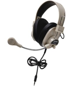 Califone 3066Avt Deluxe Stereo Headset Mic 3.5Mm 3Ft Via Ergoguys