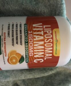 POTENT NATURALS Liposomal Vitamin C 1500mg, Vitamin C Supplement - High Absorption Ascorbic Acid - Immune-Support Supplement & Helps Collagen Production- 180 Capsules 1500 MG 35 71pFbjMZmL
