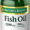 Nature's Bounty Fish Oil, Supports Heart Health, 1200 Mg, Rapid Release Softgels, 200 Ct 15 71pG28r1M6L