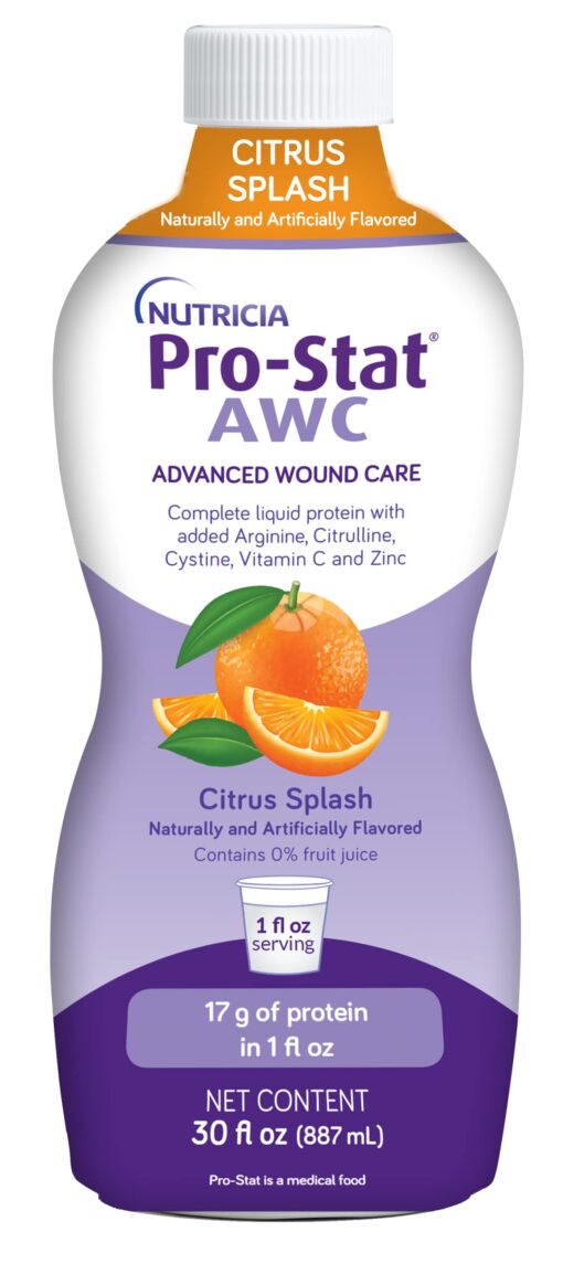 Pro-Stat Advanced Wound Care (AWC), Concentrated Liquid Protein Medical Food - Citrus Splash Punch Flavor, 30 Fl Oz bottle 30 Fl Oz (Pack of 1)