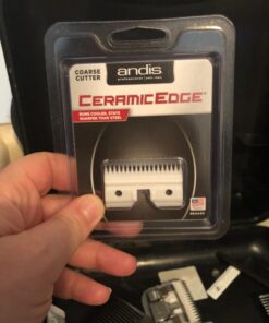 Andis (Pet) 64440 CeramicEdge Ceramic Coarse Pet Replacement Blade Cutter, Size-Coarse ,Silver Coarse Cutter 24 71pGiOjJEtL