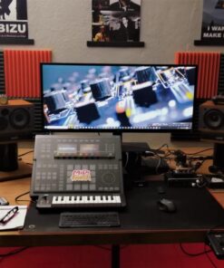 Pyle Speaker Stand Pair of Sound Play 1 and 3 Holder - Telescoping Height Adjustable from 26” - 52” Inch High Heavy Duty Three-point Triangle Base w/ Floor Spikes and 9” Square Platform, Black 17 71pHG1ADQcL