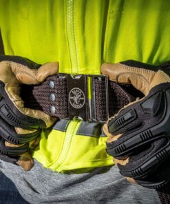 Klein Tools 5225 Tool Belt, Adjustable Electrician Belt is 2-Inch Wide, Adjusts for 48-Inch Waist,Brown Brown 24 71pHqNA hS