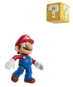 Alternative view of World of Nintendo Mario with Coin Box Action Figure, 4"