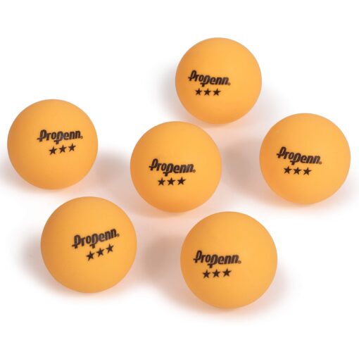 EastPoint Sports Penn Competition Grade 3-Star Table Tennis Balls – 40mm – 6 Pack