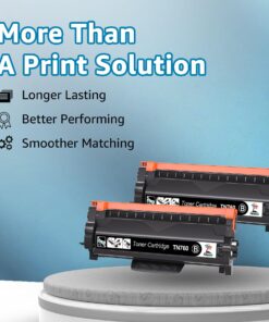 Palmtree TN760 Toner for Brother Printer Compatible with Brother TN760 TN 730 Toner TN-730/TN-760 for MFC-L2750DW HL-L2370DW MFC-L2710DW HL-L2350DW DCP-L2550DW HL-L2390DW Printer(2 Black) 15 71pIXj4CtjL