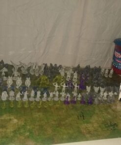 Monster Fantasy Creature Mini Action Figure Playset - 98pcs Toy Miniatures with 14 Unique Designs - Dragons,Wizards,Orcs, & More- XL 1/32 Scale Compatible with Dungeons and Dragons and other RPG Games 61 71pInJOd6fL