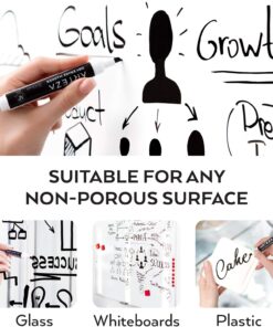 Arteza Black Dry Erase Markers, Bulk Pack of 52 Whiteboard Markers, Chisel Tip, Low-Odor Ink, Long-Lasting & Easy-to-Erase, Ideal for School, Office, Homeschooling and Teachers 11 71pJ5HrRYSL
