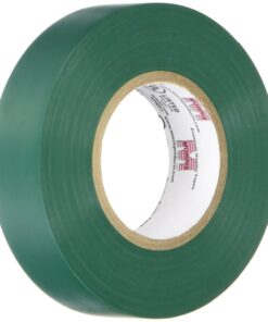 Morris 60040 Green Vinyl Plastic Electrical Tape, 7 mil, PVC, 66' Length, 3/4" Width, 1-Pack