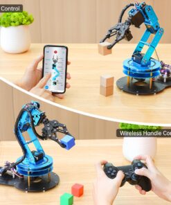 LewanSoul Robotic Arm Kit 6DOF Programming Robot Arm with Handle PC Software and APP Control with Tutorial 19 71pKcGrmgbL