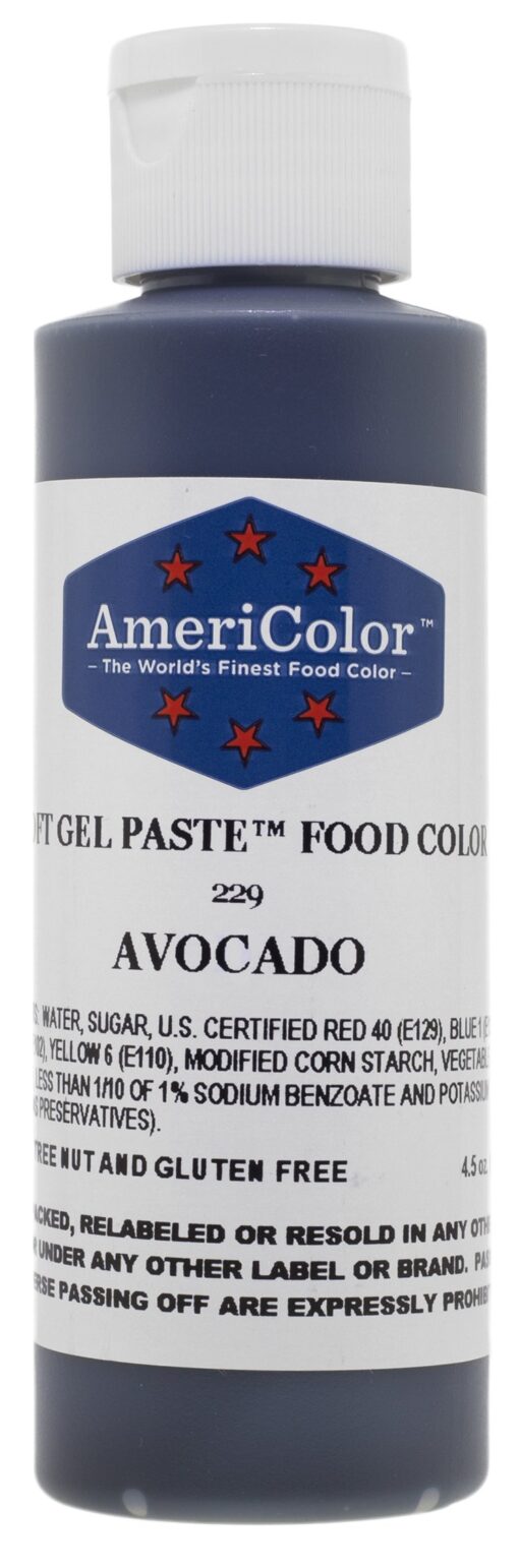 Americolor Soft Gel Paste Food Coloring 4.5 oz. - Avocado