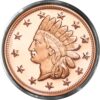 REEDERSONG Penny Design One Ounce Copper Round 40 71pLPUhhKSL