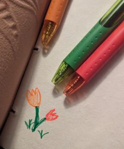 Shuttle Art Colored Gel Pens, 20 Colors Retractable Gel Ink Pens with Grip, Medium Point (0.7mm) Smooth Writing for Adults and Kids Writing Journaling Taking Notes Drawing at School Office Home 32 71pMqHBkoAL