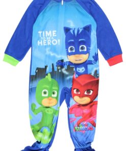 PJ Masks Toddler Boy Micro Fleece Footed PJ - 5T