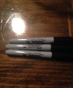 Sharpie Permanent Markers, Fine Point, Black, 12 Count 40 71pNgDjAyL