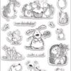 Penny Black PB30013 Clear Stamp Set, Critter Party 37 71pNiDh9prL