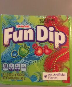 Lik-M-Aid Fun Dip, Assorted Flavor Party Pack - 48 Piece Pack, 0.43 oz Packets 48 Count (Pack of 1) 33 71pNlCdhekL