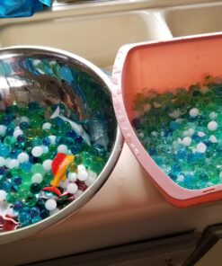 SENSORY4U Dew Drops Water Beads Ocean Explorers Tactile Sensory Kit - 26 Sea Animal Creatures Included - Great Fine Motor Skills Toy for Kids 41 71pNtNCQfzL