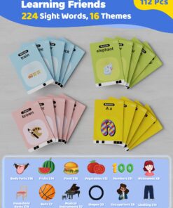 KOKODI Toddler Toys - Talking Flash Cards for Boys 2 3 4 5 Year Old Birthday Gifts, Autism Speech Therapy Toys for Autistic Children, Learning Toys with 224 Sight Words for Kids, Montessori Toys 224 Words Blue 17 71pOH6ohz8L