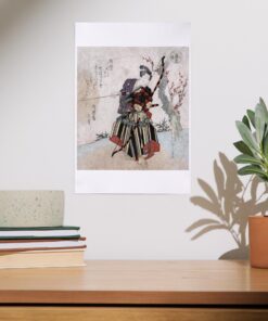 Alternative view of Lantern Press 8x12 Inch Art Print Wall Decor, Archery, Japanese Wood-Cut 8 x 12 Art Print