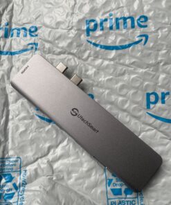 USB C Hub Adapter MacBook - UtechSmart 7 in 2 MacBook Pro/Air Accessories Multiport Adapter with Thunderbolt 3 Port, 100W PD 4K@30Hz, 40Gbps 4K HDMI, 3*USB3.0 Data Port SD and MicroSD Card Reader 37 71pOo DXbzL