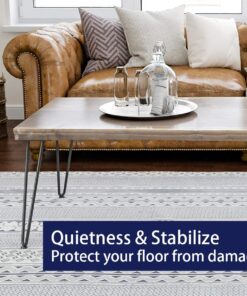 SMARTSTANDARD 16" Hairpin Furniture Legs, Metal Home DIY Projects for Nightstand, Coffee Table, Desk, etc with Rubber Floor Protectors Black 4PCS 16 Inch 21 71pP3hdvtyL