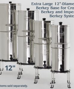 Extra Large Berkey Base Stainless Steel Stand Raises Your Imperial Berkey or Crown Berkey System 6" Above Countertop for Easier Dispensing of Water 4 71pPYG5mAJL