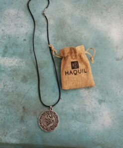 HAQUIL Dragon Necklace, Celtic Dragon Medallion Pendant, Dragon Jewelry Gift for Men and Women 1A 13 71pPw45UiHL