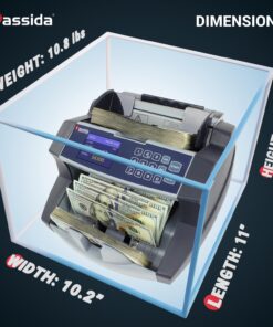 Cassida 6600 UV/MG – USA Business Grade Money Counter with UV/MG/IR Counterfeit Detection – Top Loading Bill Counting Machine w/ ValuCount™, Add and Batch Modes – Fast Counting Speed 1,400 Notes/Min 26 71pQ8SIPUJL
