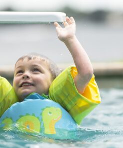 Body Glove Paddle Pals Life Jacket - The Safest Patented U.S. Coast Guard Approved Kids Swim Vest 33-55 LBS Dinosaur One Size 33-55 30 71pQuGFzPwS