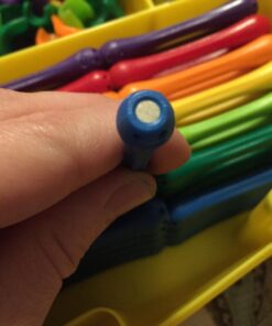 Goobi 300 Piece Magnetic Building Sticks Blocks Tiles Toy Magnet 3D Construction Set STEM Educational Toys for 3 4 5 6 7 8 Year Old Kids Boys Girls Adults with Storage Box and Instruction Guide 33 71pRUHig3ZL