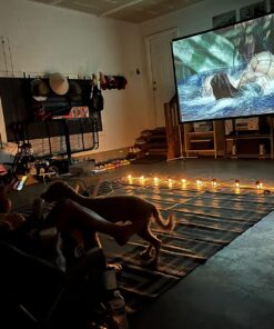 Movie Projector, SMONET 1080P HD Projector 7500L Home Projector Video TV Projector Mini Portable LED Projector Outdoor Indoor Wall Compatibale with TV Stick Laptops PC PS5 HDMI USB A-White 41 71pRWv2vv4L