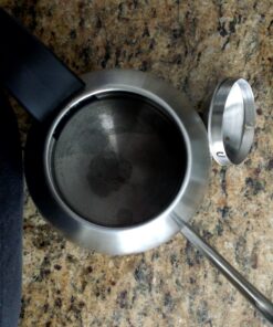 Bonavita 1L Digital Variable Temperature Gooseneck Electric Kettle for Coffee Brew and Tea Precise Pour Control, 6 Preset Temps, Café or Home Use, 1000 Watt, Stainless Steel Brushed Stainless Steel 32 71pReS55xEL