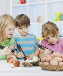 HBlife Bright Cool LED Light Egg Candler Tester for Watching Eggs Development, with 2 Soft Rubber Attachments for Eggs, Powered by Power Cord Only 21 71pSAo8Z8aL