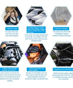 uxcell 394mil 16.36sqft Car Noise Sound Deadener Deadening Insulation Mat Waterproof 60 x 40 Inches 40"x60" 24 71pSN7rZx8L