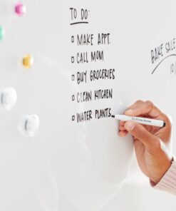 Amazon Basics Magnetic Dry Erase White Board, 35 x 23-Inch Whiteboard - Black Wooden Frame 23"x35" Magnetic, Wood Frame 32 71pSmlEb qL