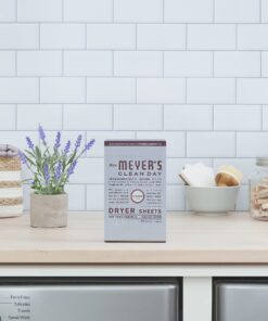 Mrs. Meyer's Clean Day Dryer Sheets, Lavender, 80 ct 24 71pT4n7qFS