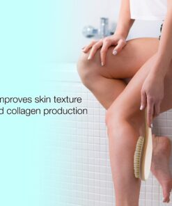 Dry Brushing Body Brush Set with 100% Natural Boar Bristles (Set of 3) | Skin Exfoliating Kit with Long Detachable Back Brush, Contour Body and Face Brushes | Lymphatic Drainage, Cellulite Treatment 27 71pT87DdVbL