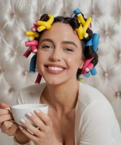 Tifara Beauty Salon Heatless Flexible Hair Rollers Curlers 42-pack 7" Soft Foam Flexi Twist Curling Rods for Short Long Hair 45 71pTbPCZmWL