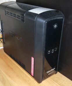 CyberPower CP1000PFCLCD PFC Sinewave UPS System, 1000VA/600W, 10 Outlets, AVR, Mini-Tower, Black 37 71pTlqeBFHL