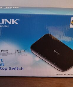 TP-Link 8 Port Gigabit Ethernet Network Switch | Plug and Play | Desktop or Wall-Mount | Plastic Case Ethernet Splitter | Fanless | Traffic Optimization | Unmanaged (TL-SG1008D),Black 26 71pTqmmCuZL