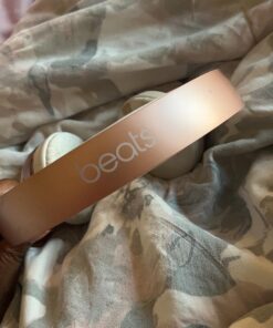 Beats Solo3 Wireless On-Ear Headphones - Apple W1 Headphone Chip, Class 1 Bluetooth, 40 Hours of Listening Time, Built-in Microphone - Rose Gold (Latest Model) Without AppleCare+ 56 71pTybH1OHL