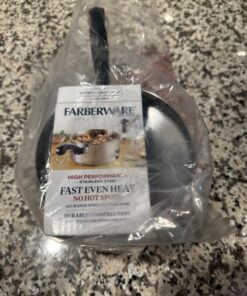 Farberware Classic Stainless Steel Sauce Pan/Saucepan with Lid, 1 Quart, Silver,50000,11.2"D x 6.3"W x 4.4"H Saucepot w/ Regular Lid (1 Quart) 35 71pUNdOJUfL