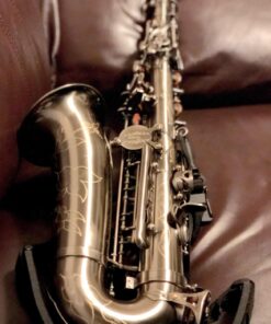 GLORY Engraved Flower Design High Grade Antique Finish Series PR4, E Flat Alto Saxophone with 11reeds,8 Pads Cushions,case,carekit 52 71pUZ t9DoL