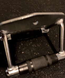 Cap Barbell D Handle Exercise Machine Attachment, Multiple Options Chrome Deluxe Double D Handle with Rubber Handgrips 14 71pUbGTZbBL